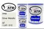 Preview: Jeep, Silver Metallic, AF / LAF / 612: 1L Lackdose + 1L Klarlack + 500ml Härter - Set, von ATW Autoteile West.